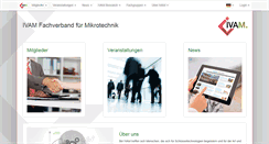 Desktop Screenshot of ivam.de